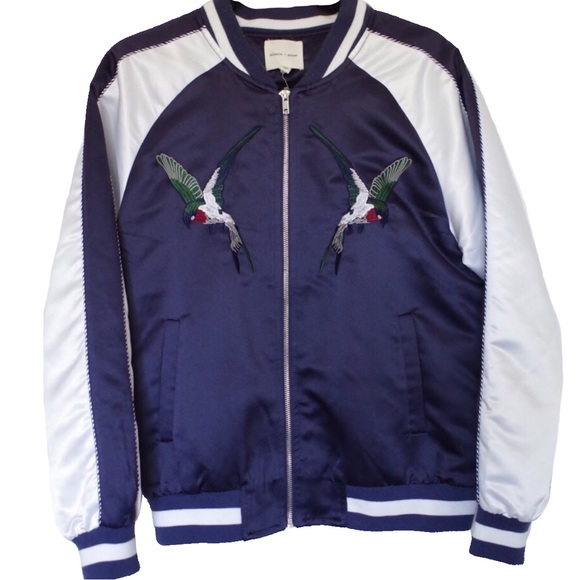 Satin Hummingbird Windbreaker | Poshmark
